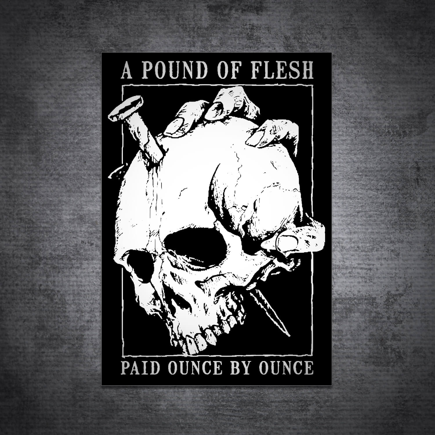 Pound Of Flesh Sticker