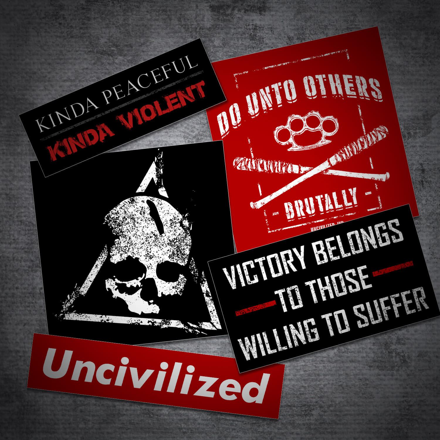 Uncivilized Sticker Pack